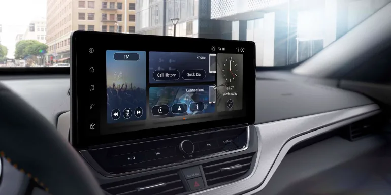 2027 Nissan Altima sedan 12.3-inch HD touch-screen display at Gerweck Nissan in Monroe MI