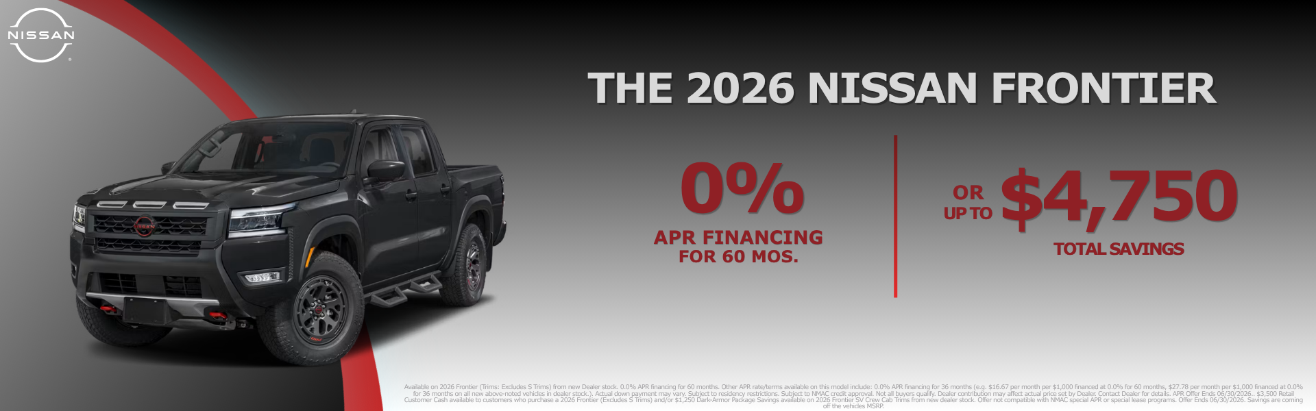 Nissan Frontier Special!