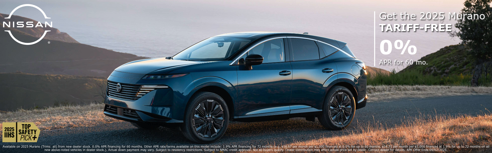 Get the 2025 Murano Tariff free